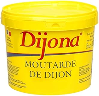 Dijona French Dijon Mustard 5kg Box Tub Authentic Chefs Quality Catering Size (Product of France)