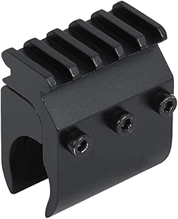 Barrel Clamp Mount Weaver Picatinny Rail Base Adapter for Flashlight Laser Sight - Jnrtifow