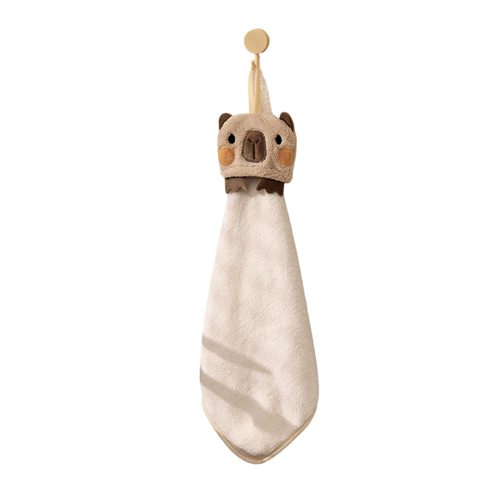 Kalttoy Microfibers Towel Baby Hangings Hand Towel with Convenients Hook Soft and Gentle on Skin Soft Plushes Microfibers