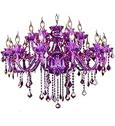 み*る様 紫色クリスタルシャンデリア み*る様 紫色クリスタルシャンデリア fu-collection】 クリスタル