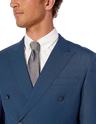 Adam Baker Men's Modern Fit Double-Breasted 2-Piece (Jacket & Pants) Suit - Colors2