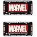 Deadpool Logo Marvel Comics Auto Car Truck SUV Vehicle Universal-fit License Plate Frame - Plastic - PAIR