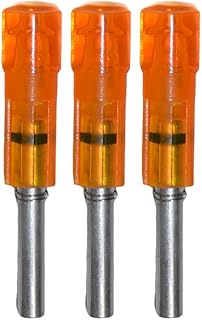 Lumenok Easton Carbon Flat Bolt End (3-Pack), Red