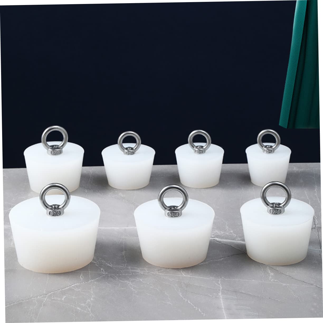 Zerodeko 12piezas Tapón De Drenaje para Fregadero y Bañera Diseño y Anilla De Tirar para Cocinas y Baños