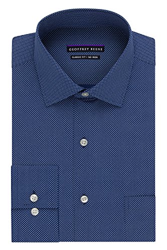 Geoffrey Beene Men's Regular Fit Dot Print