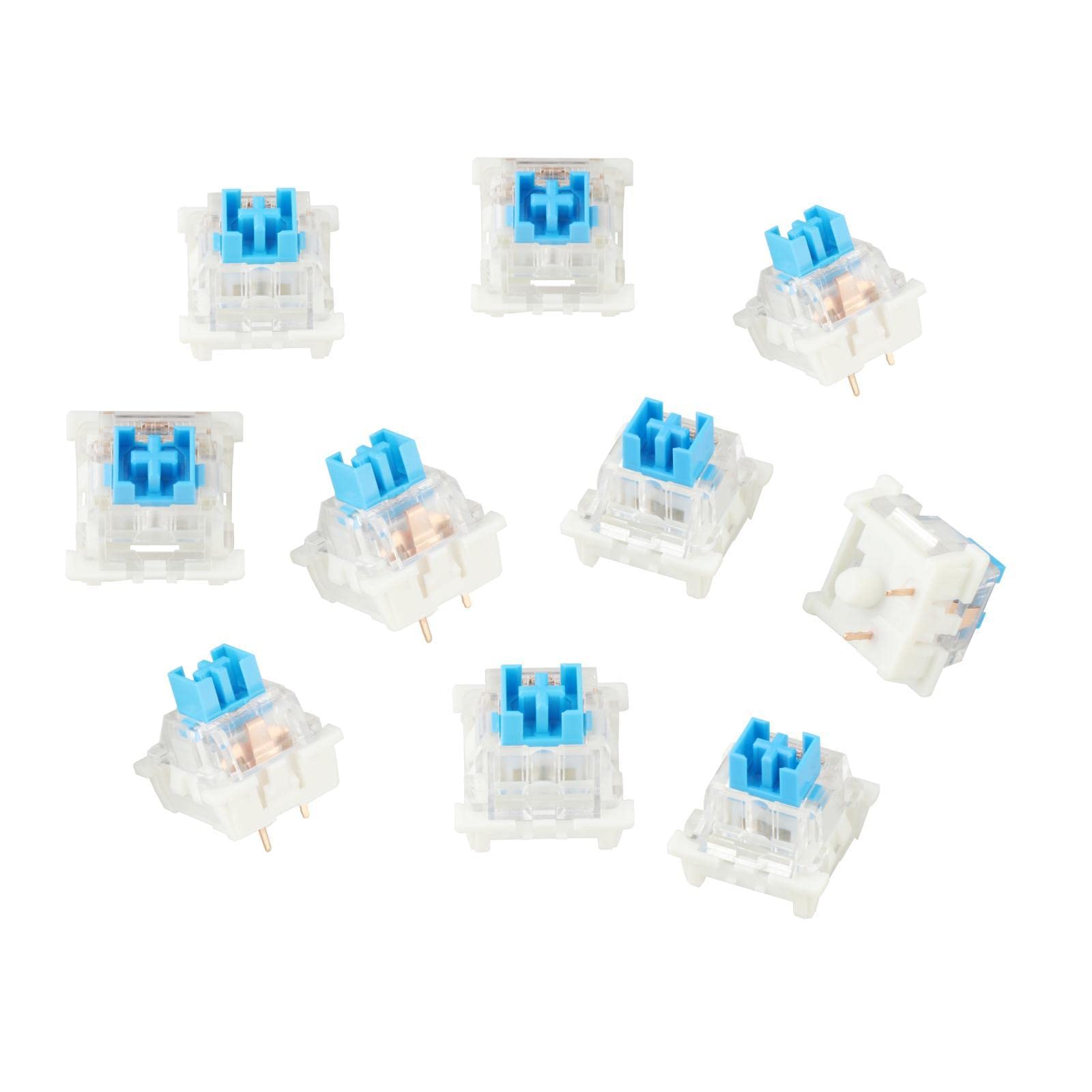 3Pin Mechanical Keyboard Switches RGB LED SMD Gaming for Keyboard Beginner Dustproof Blue-image-30