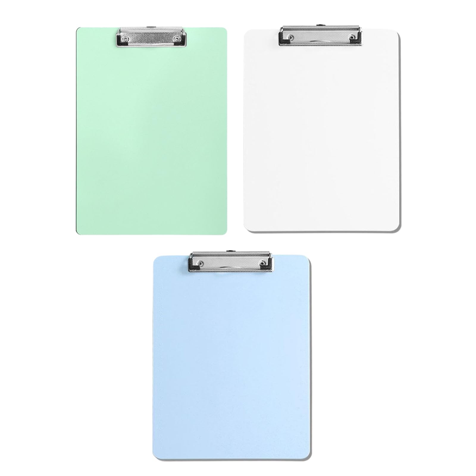 Clipboard A4, Clipboard Folder A4, Writing Clip Boards with Heavy Duty Clips, Plastic Clipboards with Secure Hold, 12.5 x 9 Inch Clip Board for Office & Classroom Supplies, Sturdy and Durable, 3pcs
