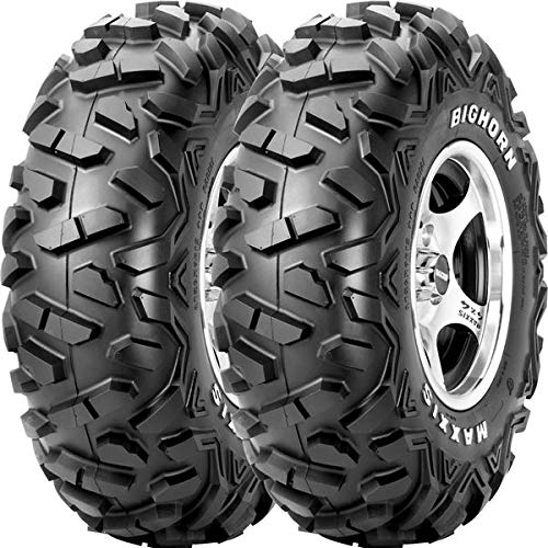 Pair of Maxxis BigHorn 2.0 Radial 25x8-12 ATV Tires (2)