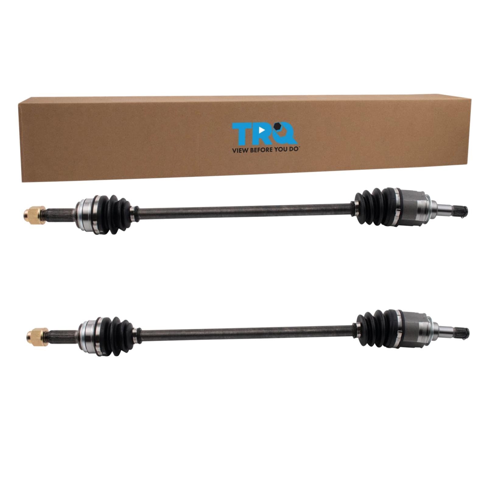 TRQ Rear Driver and Passenger Side CV Axle Assembly Set 2 Piece