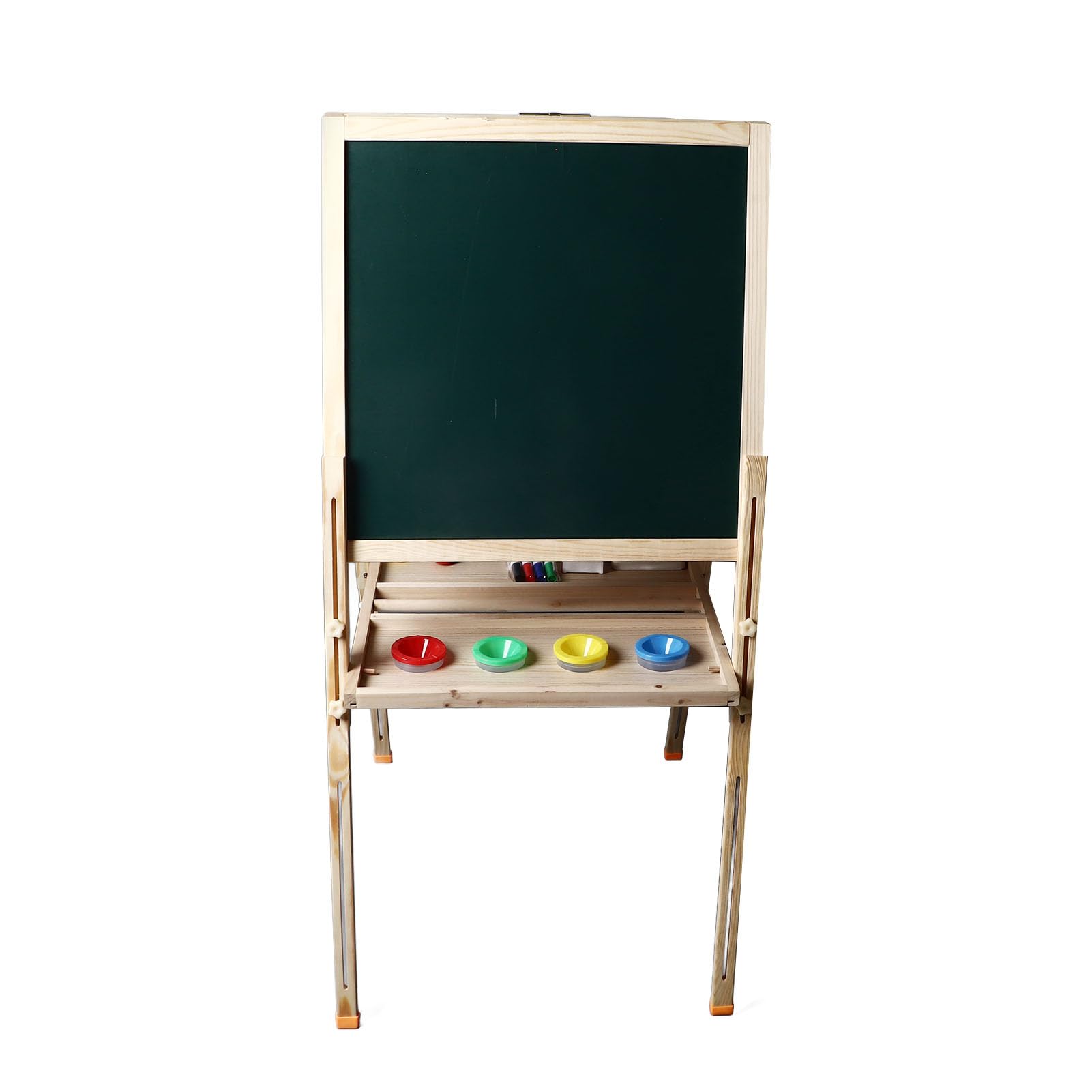 Pannello Bianco a Doppia Faccia e Lavagna a Doppia Cornice Magnetica Nera per Bambini e Studenti