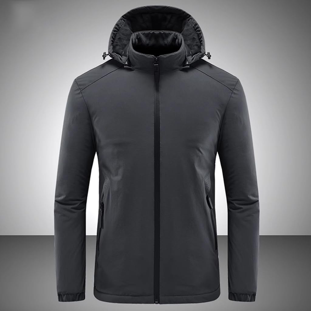 Men's Winter Middle-aged Elderly Cardigan with Plush Jacket, Thickened Casual Sports