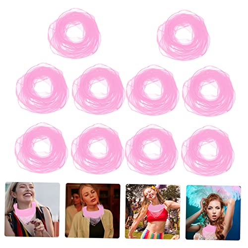 Garneck Scarf Men 10pcs Square Silk Scarves Solid Colors Perfect for Juggling Dance and Decor4