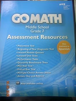 Paperback Go Math! Assessment Resource With Answers Grade 7 Book