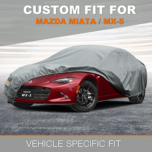Kayme Heavy Duty Car Cover Custom Fit Mazda Miata MX5 MX