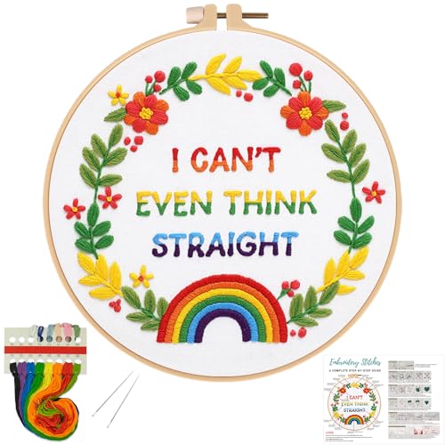 LGBT Flowers Cross Stitch Kit