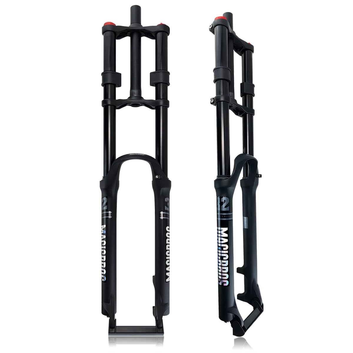Amazon.co.jp: マウンテンバイク用フロントフォーク、ダブルショルダー