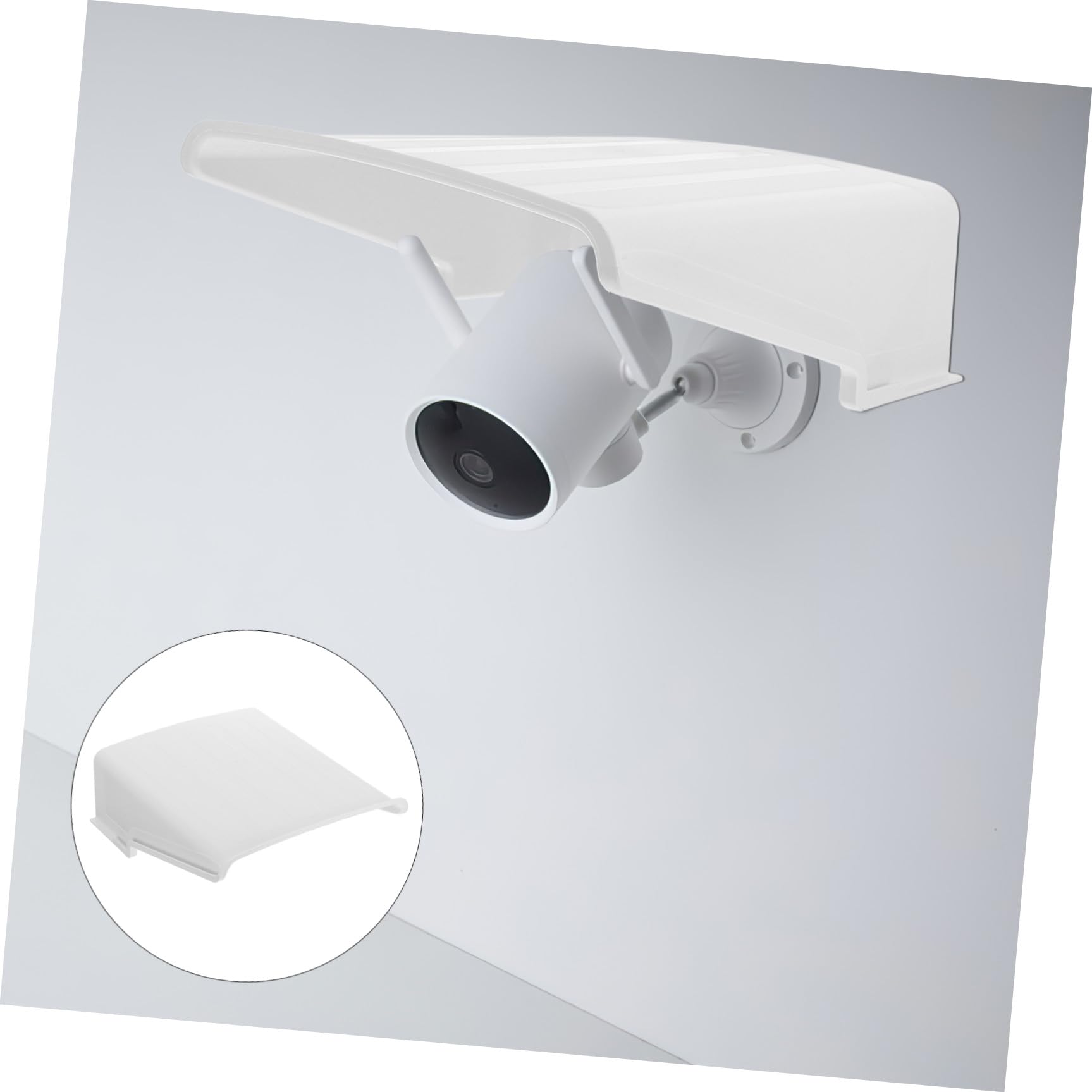 Lot de 4 Protections Étanches pour Caméra de Sécurité Extérieure – Capots Anti-Pluie, Anti-Soleil et Anti-poussière, Boîtiers Résistants aux Intempéries pour Surveillance