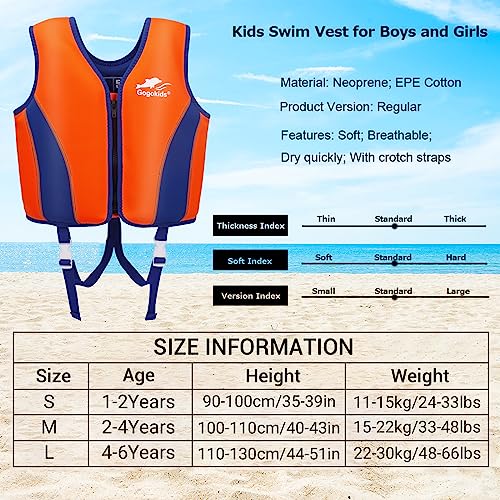 Bambini Gilet da Nuoto Ragazze Ragazzi Giubbotto