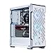 Velztorm Fultix White Prebuilt Gaming PC (AMD Ryzen 5 5500, AMD Radeon RX 9060 XT, 16GB DDR4 RAM, 512GB PCIe SSD, RGB Fans, 750W PSU, WiFi 5, Bluetooth 4.2, RJ-45, HDMI, Win 11 Home)