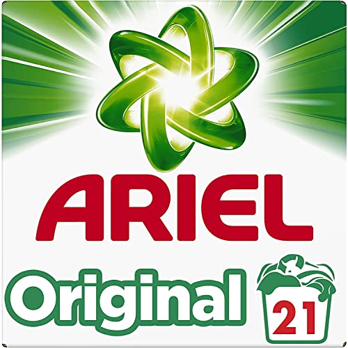 Ariel Lessive Poudre, 21 Lavages, Original, Elimination Exceptionnelle des Taches dès le Premier Lavage