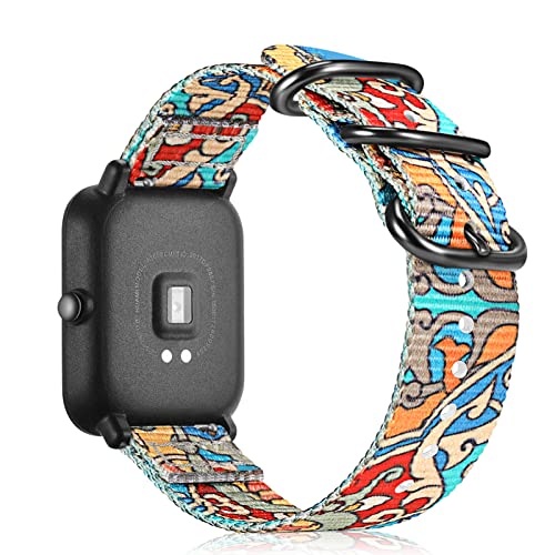 Correa Nylon 20mm Compatible Galaxy Watch 3 41mm miniatura 1