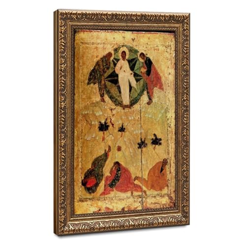 Toile Transfiguration de Jésus Rublev tableau de décoration murale premium en coton