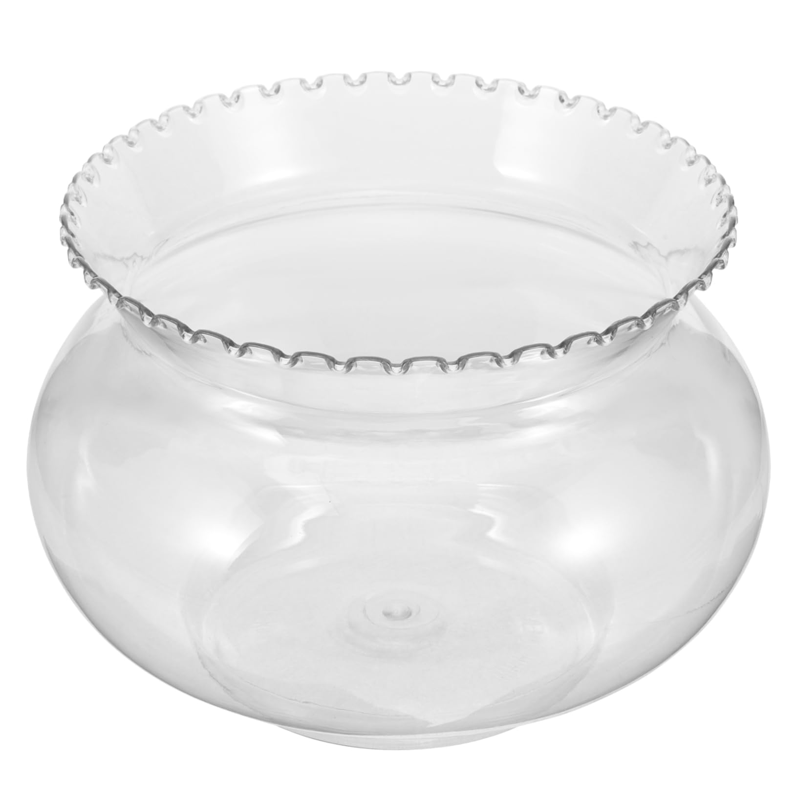 ibasenice Transparentes Tisch Aquarium 3100ml – Großer Kapazität Fischglas für Kleine Fische & Wasserpflanzen – Bruchsicheres Design, Langlebig & Klar Sichtbar – Ideal für Büro, Wohnzimmer & Zuhause