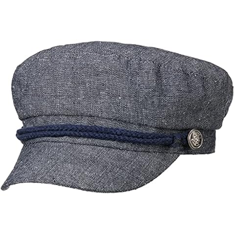 Lipodo Shania Elbsegler Damen - Newsboy-Mütze aus Leinen/Baumwoll-Mix Cover