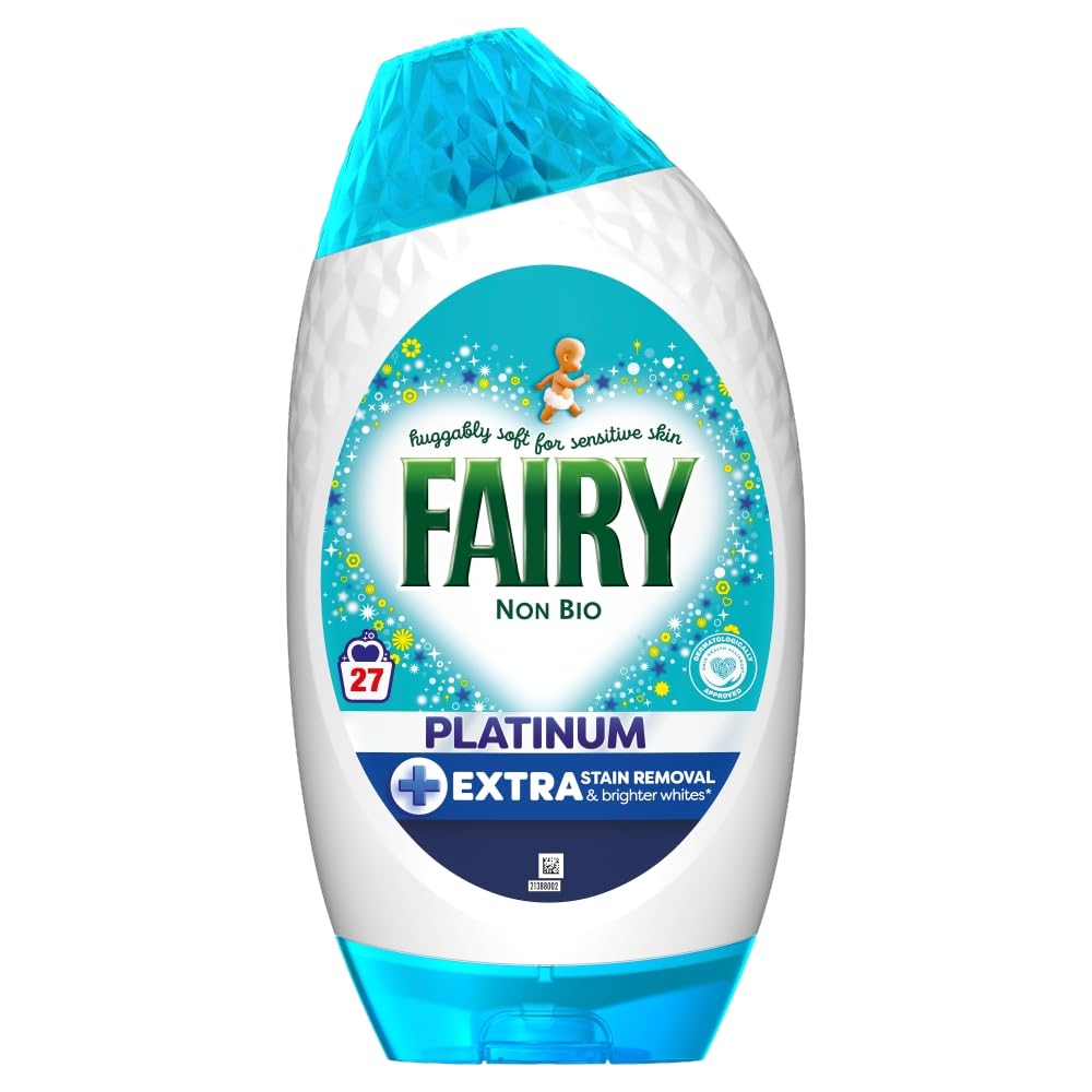 FAIRY PLATINUM NON BIO GEL 27 WASHES 891ML