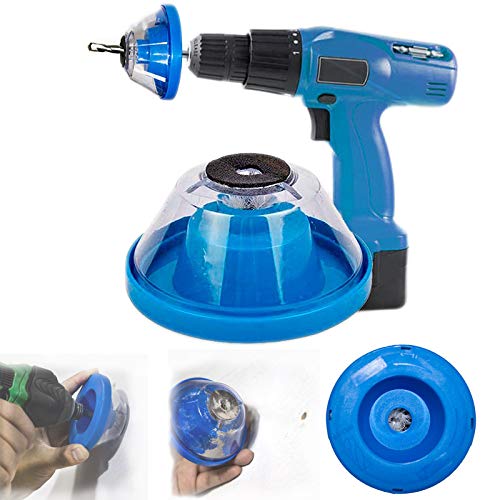 2/3 PCS Elektrischer Bohrhammer Staubsammler, Staubschutzhammer, Staubschutzadapter mit Dichtungsabdeckung und Antirutschschwamm für 4-10 mm Bohrer