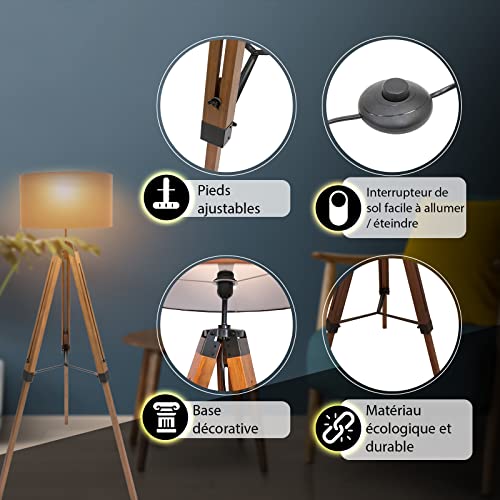 MaxxHome Lampada da terra Elly - Lampada da terra