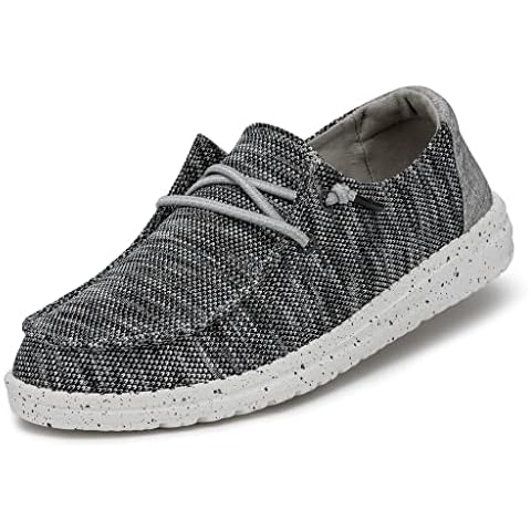 Hey Dude Women's Wendy Sox Moc Toe Shoes, Darkgray, 6 UK Cover