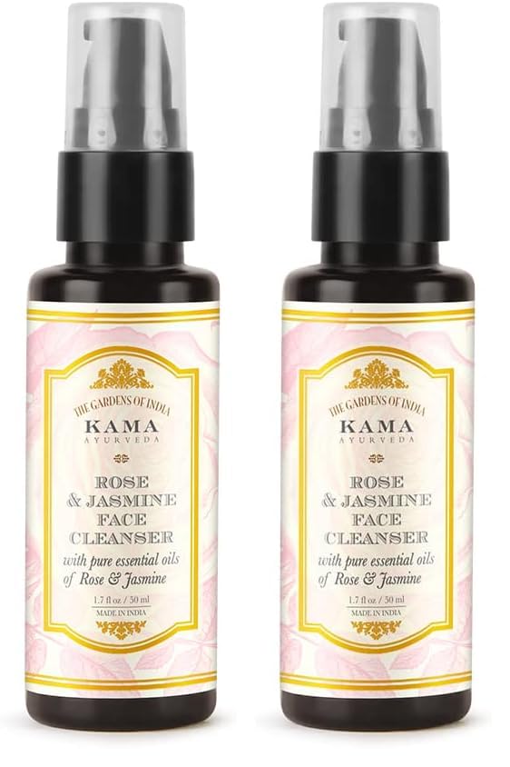 Kama Ayurveda Rose Jasmine Face Cleanser, 50ml (Pack of 2)-image-45
