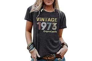 Vintage 1973 T-shirts For Women: Embrace the Past, Look Stunning