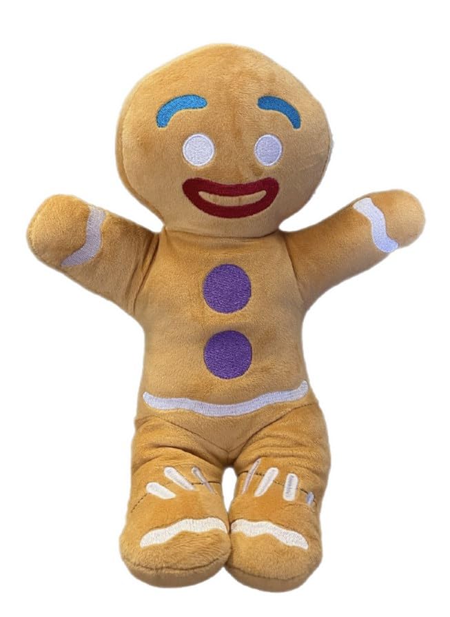 UKToyworld Gingerbread Man Soft Toy Shrek Gingy 10" Plush Toy