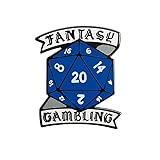 Kolorspun Golf Ball Marker with Magnetic Hat Clip (Fantasy Gambling Dice)