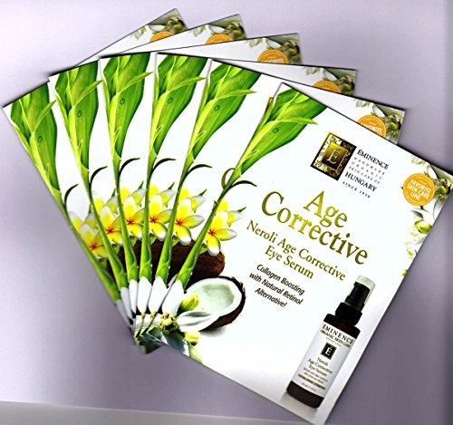 Eminence Age Corrective Neroli Age Corrective Eye Serum Card Sample Set of 6 Travel Size