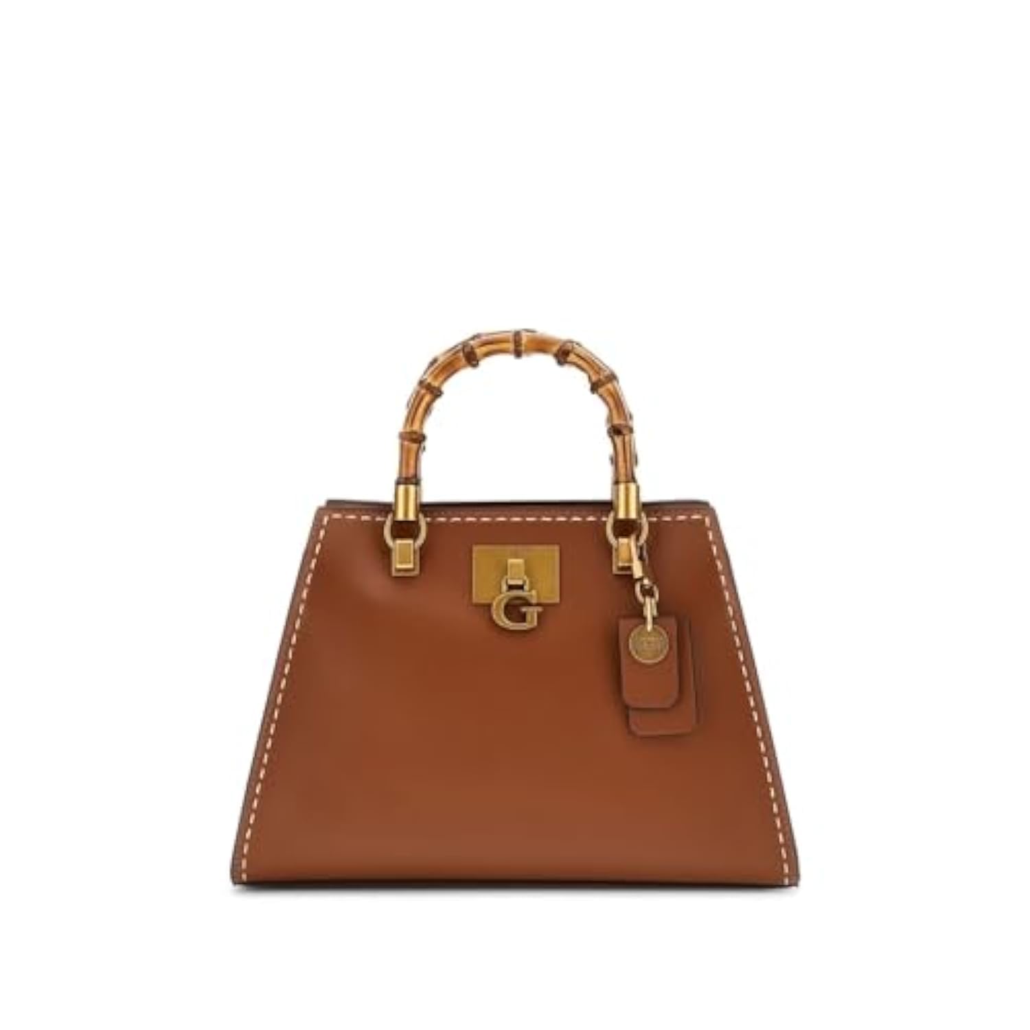 GUESS Stephi Bamboo Handle Satchel