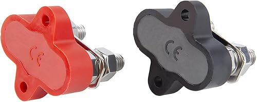 Miniatura 6 de Bloque de conexiones de batería, poste de conexión de batería aislado de 516 pulgadas y poste de conexión de batería de tierra, M8 Bloque de