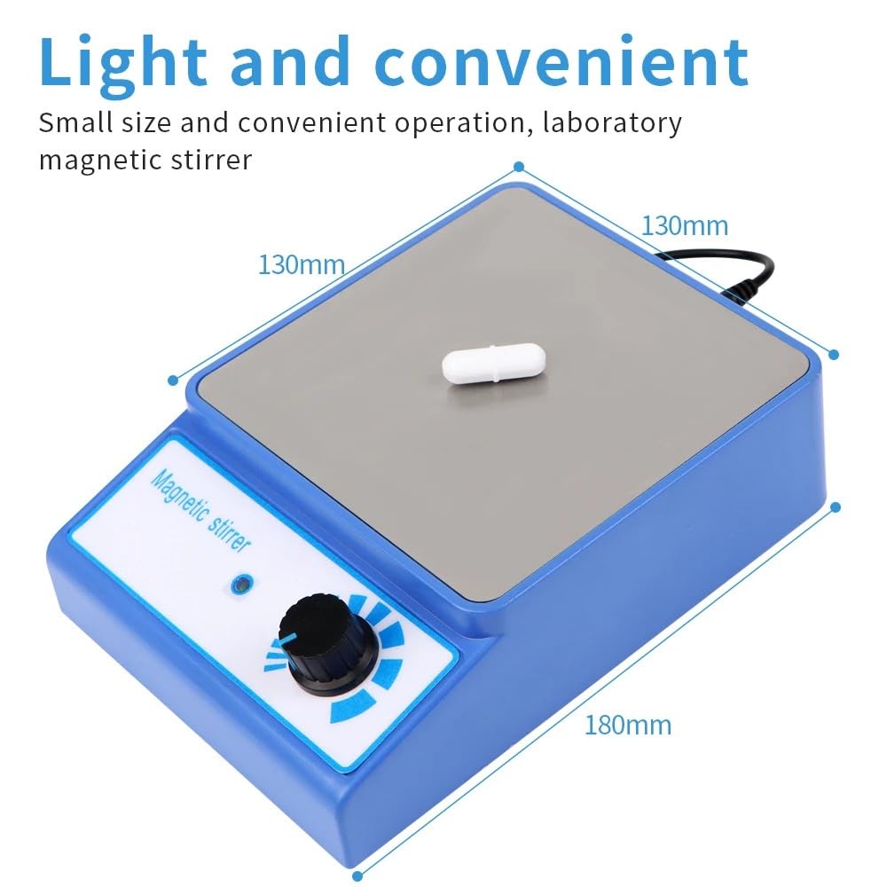 Magnetic Stirrer Mixer with Stir Bar 3000 rpm Max Stirring 3000ml Capacity Perfumes