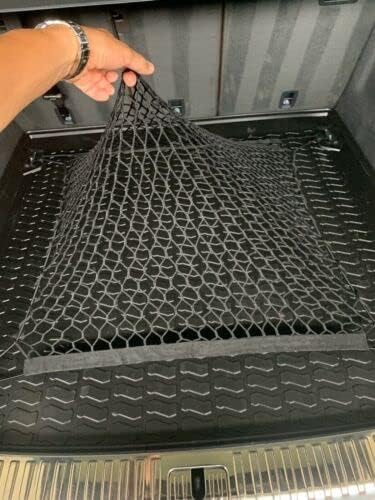 Miniatura 5 de Qty.2 Red de carga organizadora para maletero Audi Q8 SQ8 2019-2025 – Sobre + redes de carga estilo piso para SUV – Organizador de maletero de coche