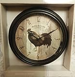 First Time Manufactory Rooster Clock