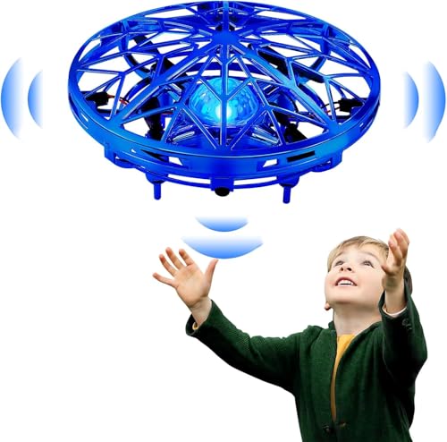 Drone UFO Per Bambini, Mini Drone A Rilevamento Infrarosso Con Luce LED, Giocattolo Fluttuante...