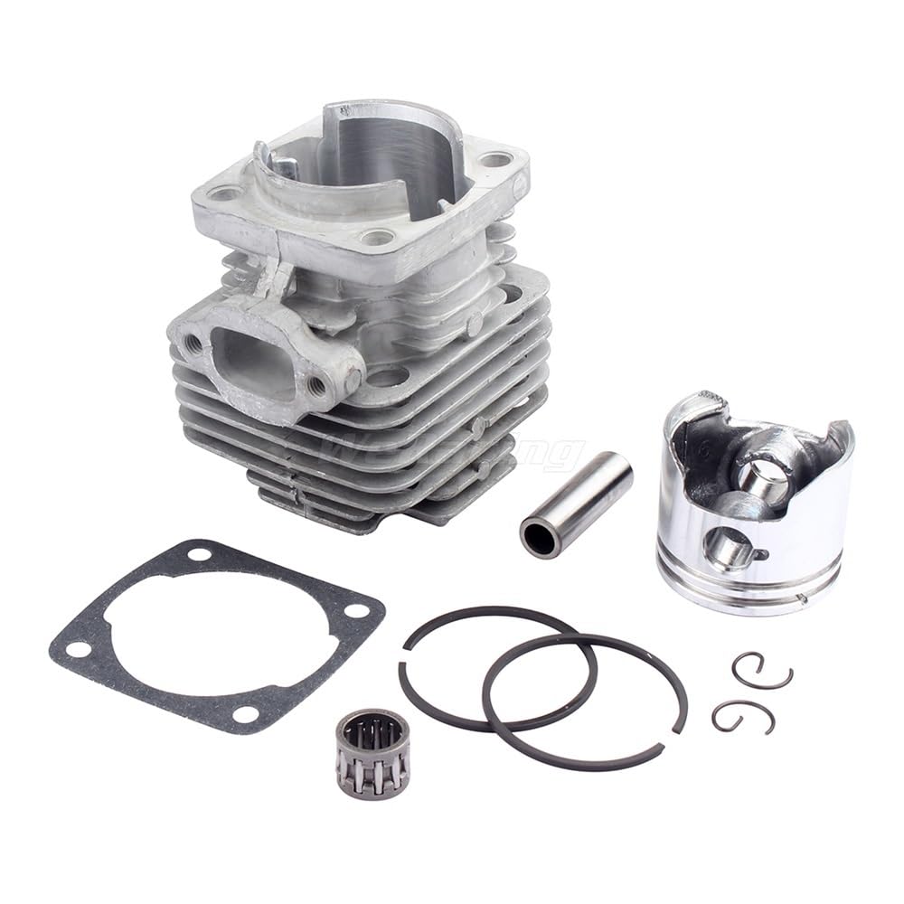 Nouveau cylindre 44-6 44mm avec Kit de segments de Piston de remplacement adapté for moto 2 temps 49ccr 4 roues
