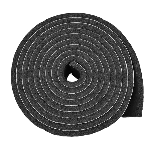 Image of DOBTIM Pipe Insulation Foam Wrap Tape, Self Adhesive with High Resilience for Pipe Insulation Wrap 13 Ft Long x 3 Inch Wide x 3 /8 Inch Thick
