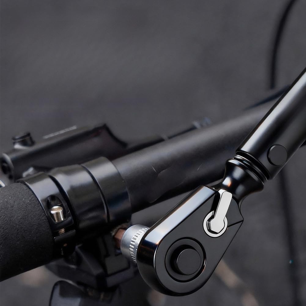 Set di chiavi dinamometriche regolabili per la manutenzione della bicicletta, kit di 17 punte esagonali e Torx, struttura in acciaio al cromo vanadio in custodia (17 pezzi)