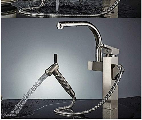 Robinet cuisine douchette anti calcaire pour grand évier