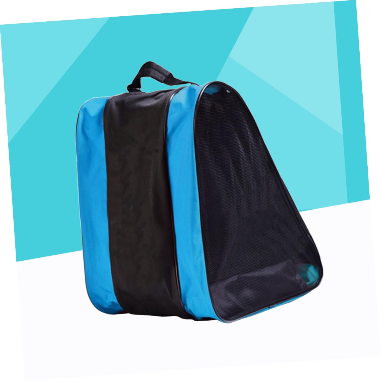 KOMBIUDA Skate Bag 2 Outer Pockets Middle Compartment Ice Skate Bag for Men Women Girls Nylon Roller Skating Backpack