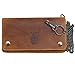 Produktbild Freiherr von Maltzahn Bikerbörse, Geldbörse, Kettenbörse Rockefeller aus braunem Leder