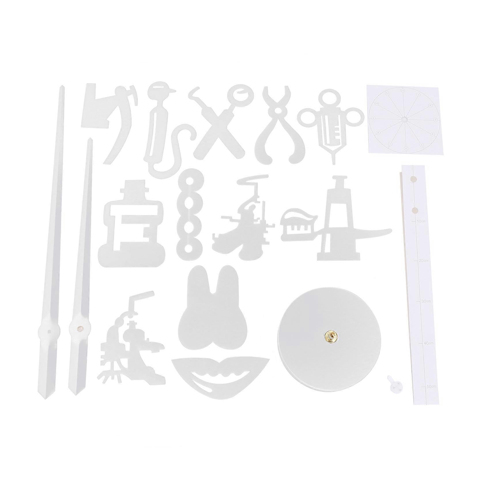 JOYHAPPST Dentist DIY Giant Wall Clock Dental Doctor Oversized Wall Clock Big Needle Mirror Dentist Office De